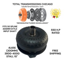 4l60e 4l65e Ls1 Torque Converter 3800-4000 High Stall 10 300mm 1 Year Warranty
