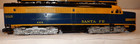 American Flyer SHINY, New Looking Rare Blue + Yellow Santa Fe 484&486 Diesel Set — photo 3