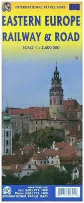 Eastern Europa Rail & Road | (Land-)Karte | Englisch (2021) | EAN 9781771292641