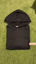 Essentials Black Fear of God Hoodie