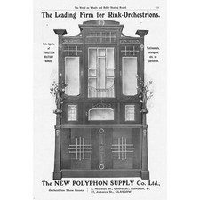 The New Polyphon Supply Co Ltd Edwardian Advertisement 1909 #3