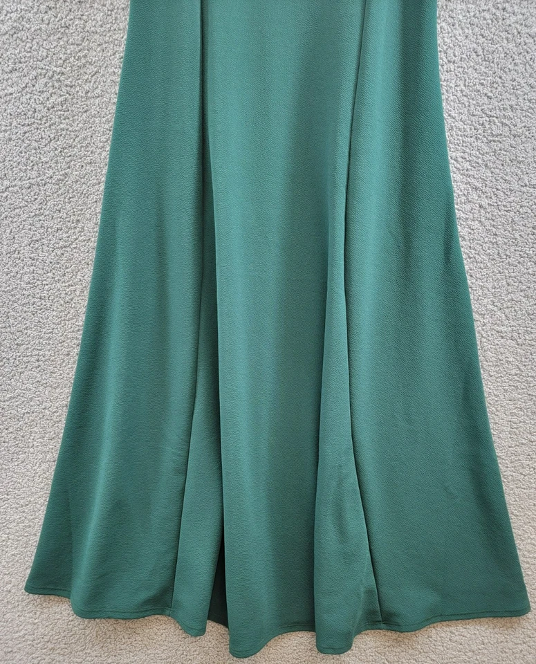 Maxi Vestido Para Mujer 24seven Comfort Apparel Talla Grande Volantes Hombro Frío 1X Foto 4 de 4