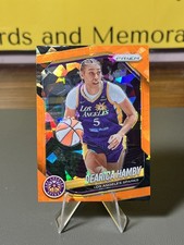 2025 Panini Prizm WNBA - Dearica Hamby #39 Orange Ice Prizm