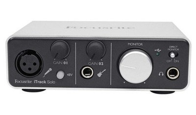 Focusrite iTrack Solo iPad/Mac/PC USB Audio Interface  AMS-ITRACK-SOLO-LIGHTNING