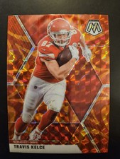 Travis Kelce - 2020 Panini Mosaic Football mahomes team Reactive Orange Prizm #4