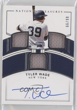 2018 National Treasures Rookie Triple Material Ink 66/99 Tyler Wade Auto 5w7