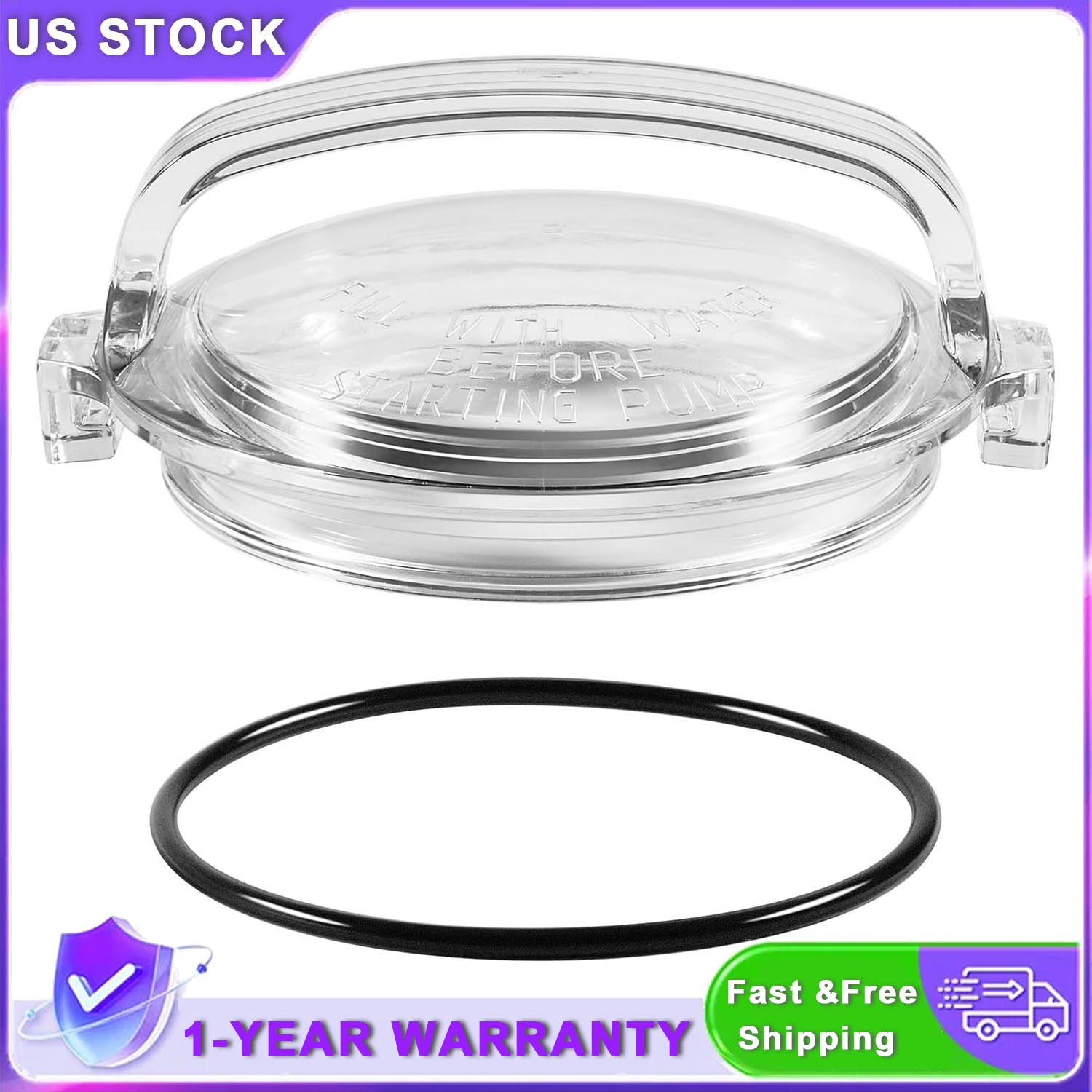 SPX1500D2A Pool Strainer Cover with O-Ring For Hayward Power-Flo 25306-000-0