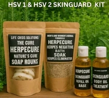 DR. SEBI INSPIRED 200 X POTENCY HERPES  SKINCARE ELIMINATION KIT