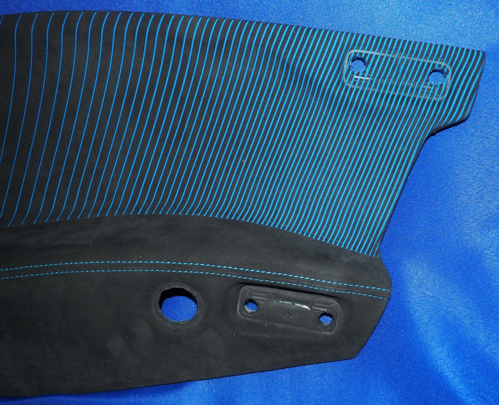 2022-2026 Maserati MC20 MCPura Left Interior Door Panel Trim Sky Blue Black OEM