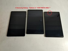 3 Samsung Galaxy Tab A's SM-T510 Android 10  11 WiFi Only 32 GB "For Parts"