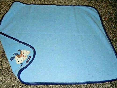 7D !WOW! Vintage Carter's Puppy Dog My Little Buddy Fleece Crib Baby Blanket - Picture 5 of 6