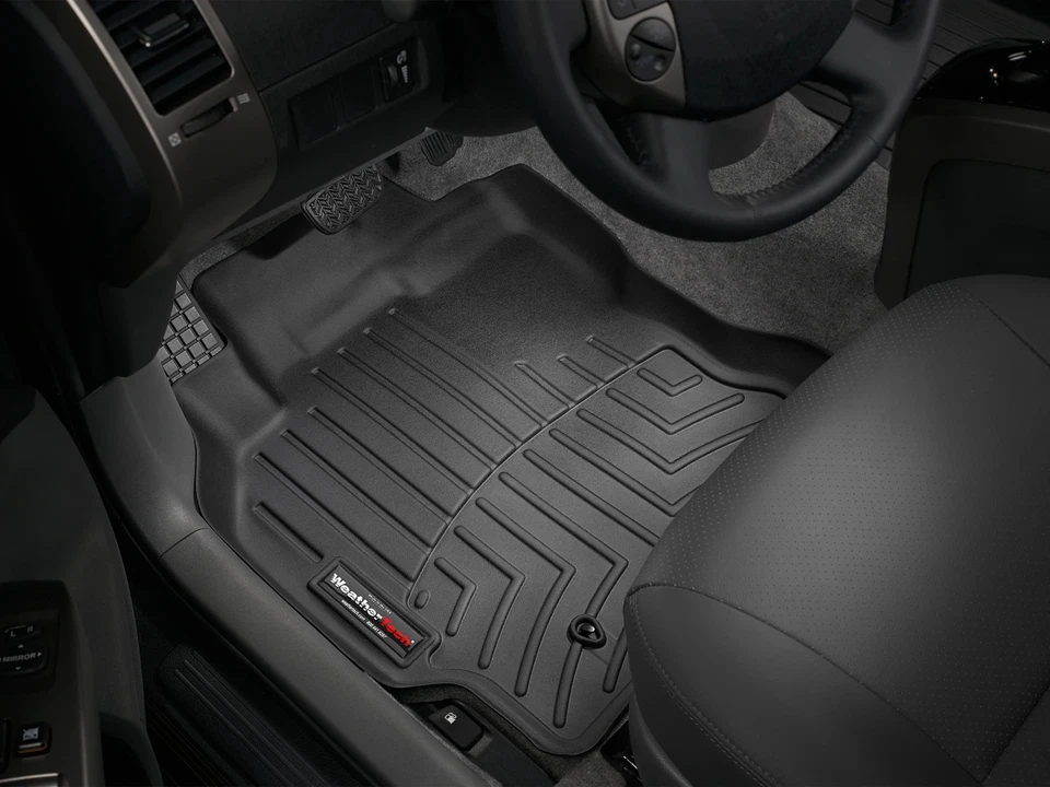 WeatherTech FloorLiner for 2004-2009 Toyota Prius - 1st Row, Black - Image 2 of 4