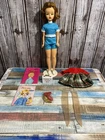 Vintage Tammy Doll by ideal 1960s with Books and Accessories (B3)
