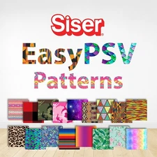 Siser EasyPSV Adhesive Patterns 12" Roll (Yard) **FREE SHIPPING**