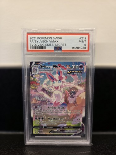 Sylveon VMAX graded PSA 9 for sale on eBay