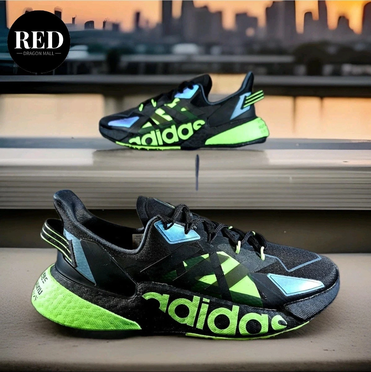 Adidas X9000L4 Black Solar Green for sale | eBay display picture 2