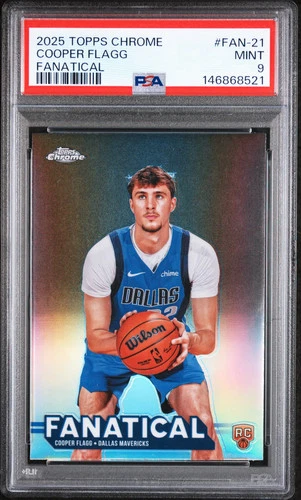 2025 Topps Chrome Cooper Flagg Base (PSA 9)