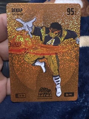DK METCALF - DEKAP - 2026 BO JACKSON BATTLE ARENA ORANGE FIRE SPARKLE FOIL SP  