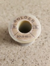 Old Stock Solder Roll - Plumbing - 1 Pound 1lb Sold-60-1 60