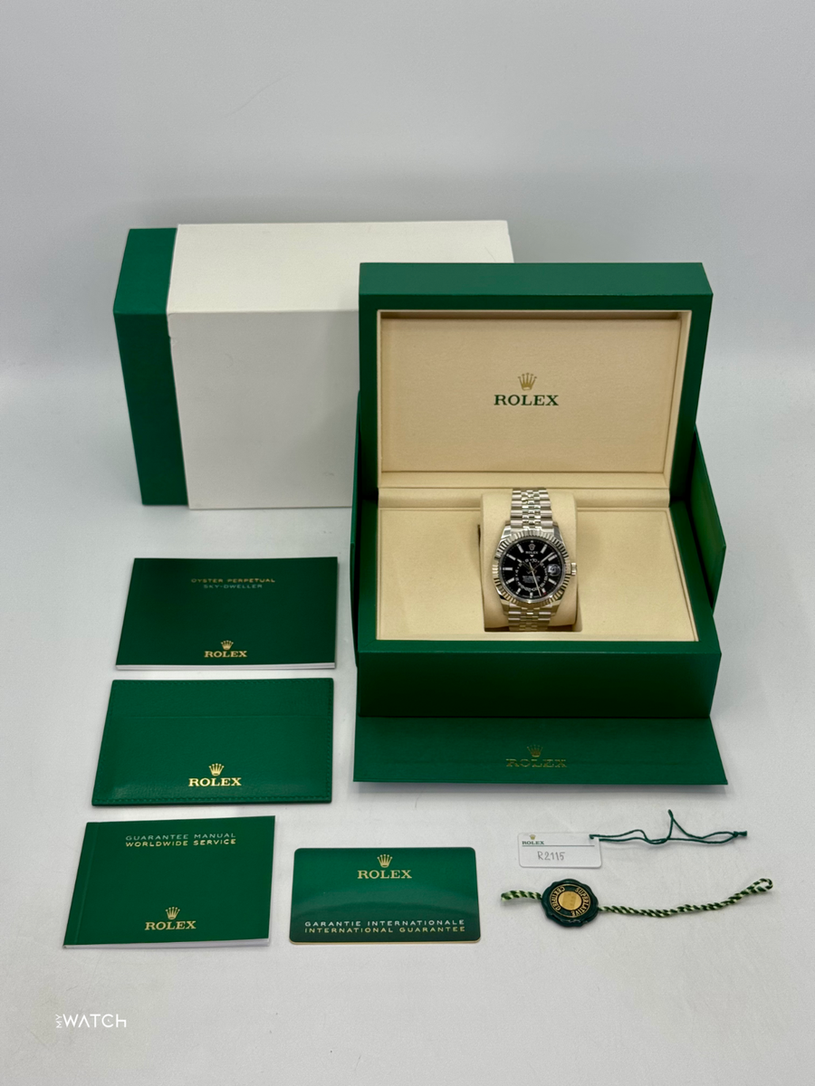 NEW 2026 Rolex Sky-Dweller 42mm 336934 Jubilee Black Dial | eBay