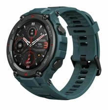 Amazfit T-Rex Pro Smartwatch – Steel Blue – Rugged Military-Grade GPS Fitness