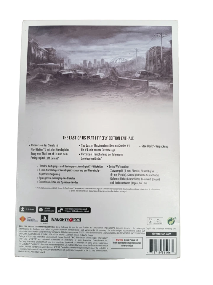The Last of Us Part 1 Firefly Edition PS5 - PAL Version - Bild 2 von 4