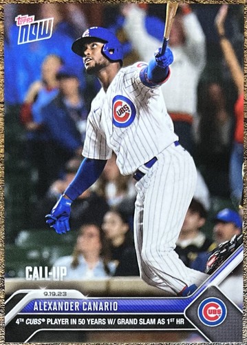 2023 Topps Now 894 Alexander Canario