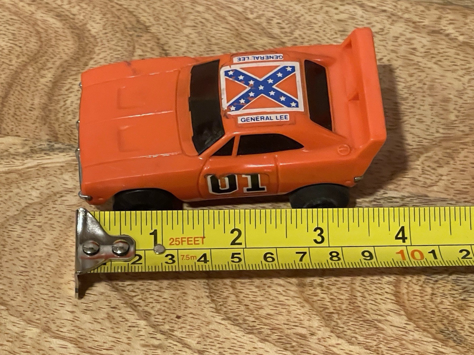 Dukes of Hazzard General Lee 1980 Warner Bros Knickerbocker Toy Co Friction Car thumbnail 5