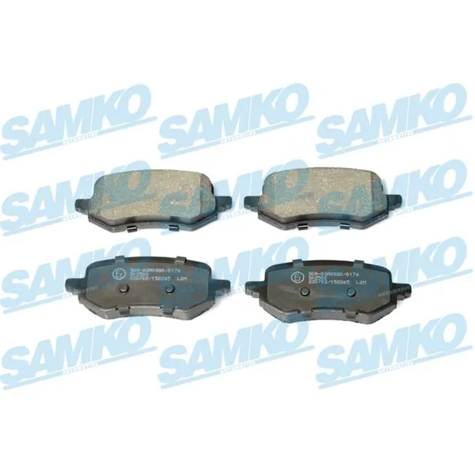1x ORIGINAL® SAMKO Bremsbelagsatz, Scheibenbremse Hinten für Ford PUMA Ford