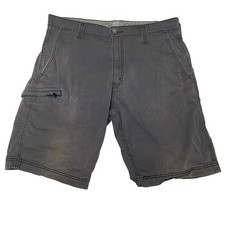 Levi's Signature Men's Gray Cargo Shorts Stretch Utility Casual Size 34