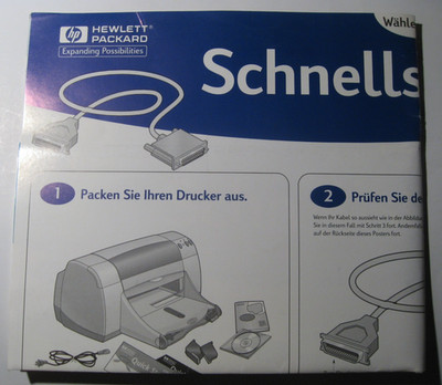Hewlett Packard Schnellstart für Windows 98 oder 2000 Professional 1999