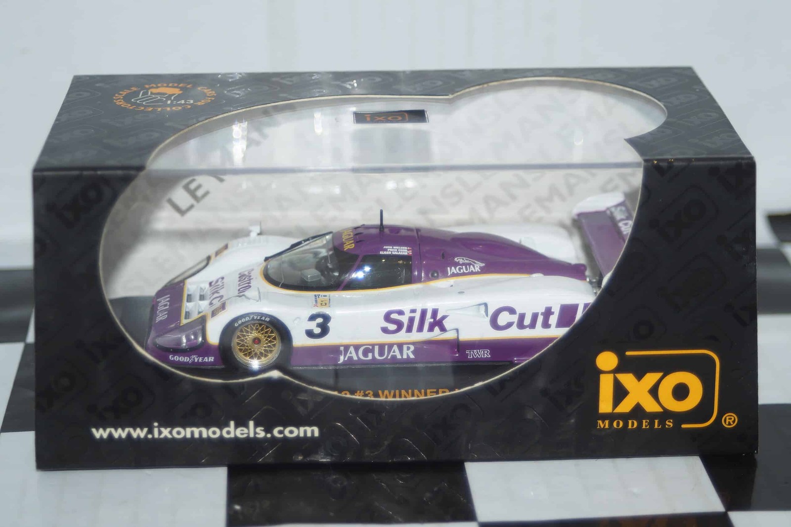Ixo Jaguar XJR12 #3 Winner Le Mans 1990 P.Cobb Diecast 1:43 LMC008