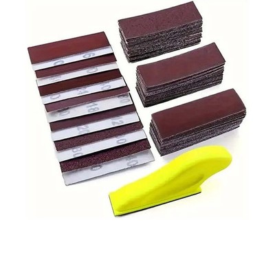 30x93mm Sandpaper 71-Piece Sanding Pad Sanding and Polishing Combination
