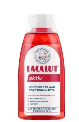 LACALUT AKTIV MOUTHWASH Daily Prevention from Gum Infection Plaque Caries