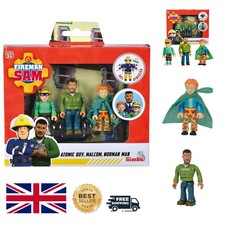 Fireman Sam Characters Set - 3 Multicolored Articulated Figures for Kids