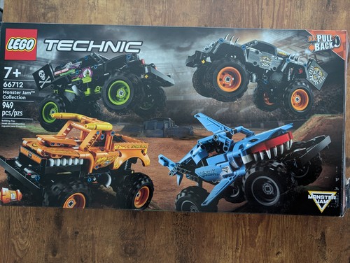 LEGO Technic 66712 Monster Jam Collection 4-Pack RETIRED 2 SEALED Sets