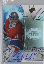 2016-17 SPx Rookies Blue Auto 122/165 Charlie Lindgren #R-CL Auto b9t