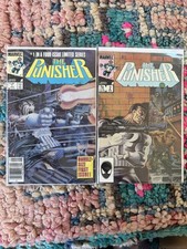 The Punisher #1-2 Limited Series 1st Solo Series (Marvel 1986) Read Description