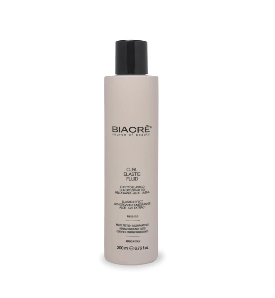 Biacre Source of Beauty Curl Elastic Fluid Size: 200ml Made in Italy Brand New