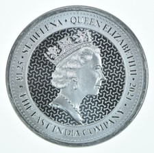 Random Date St Helena 1.25 Pound Guinea East India Company 1.25 Oz Silver 79.96 per troy oz