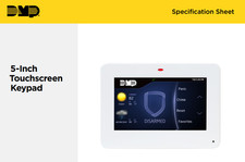DMP 7872-W Touch LCD Keypad w/ Prox