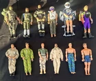 Vintage 12”  1990’s GI Joe 12 Action Figure Lot - Weapons - Accessories- Parts