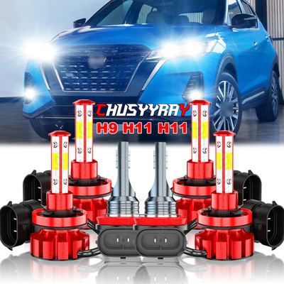 For Nissan Kicks 2018-2021 LED Headlights Bulbs Hi/Lo Beam Fog Light Cool White