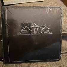 Creative Memories Black 3 houses Homes Cover set album 8x8 New