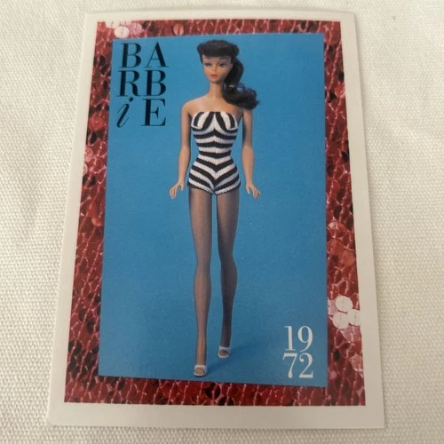 Vintage 1990 Barbie Trading Card #101 1972 Montgomery Ward’s Anniversary Barbie