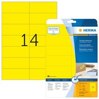 Herma Universal Etiketten Special 105 X 42,3 Mm Gelb 280 Etiketten