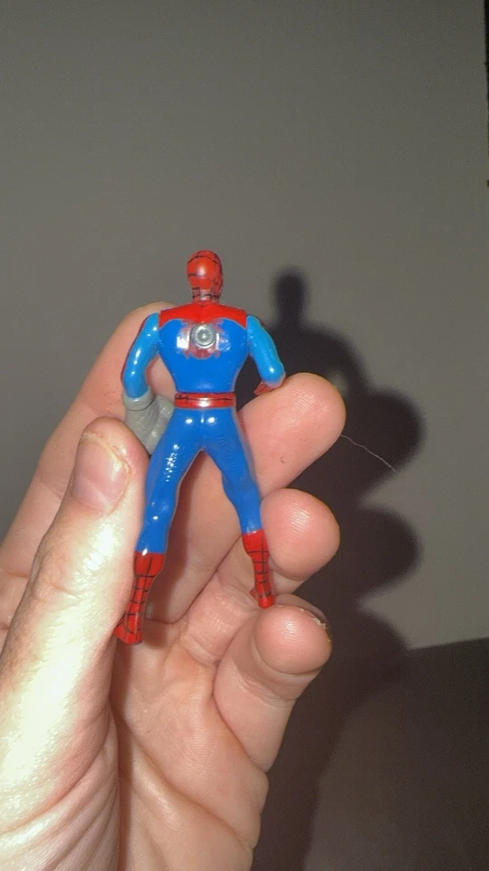 Vintage 1994 Marvel SPIDER MAN Action Figure Comics Collectable - METAL Figurine - Image 2 of 4