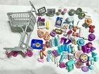 Barbie Accessories Lot-Assorted Items & Shopping Cart-Vintage To Now-91 PCs