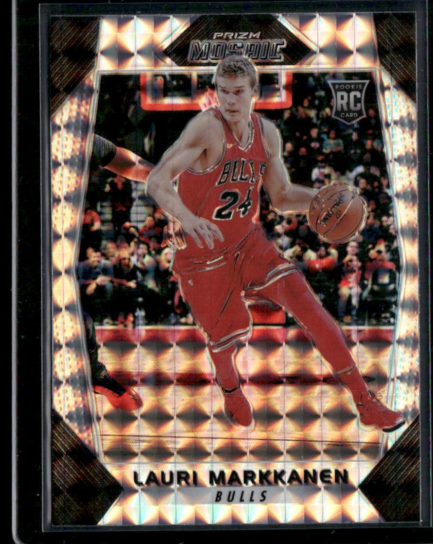 2017-18 Panini Mosaic Lauri Markkanen #9 Rookie
