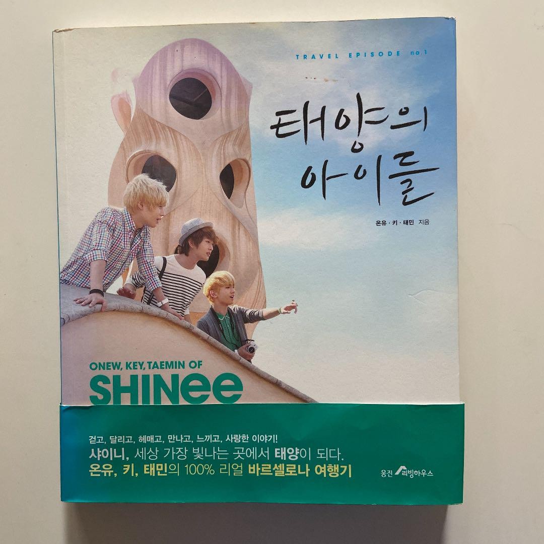 SHINee Photobook Barcelona Taemin Onew Key K-Pop Official Korea From Japan